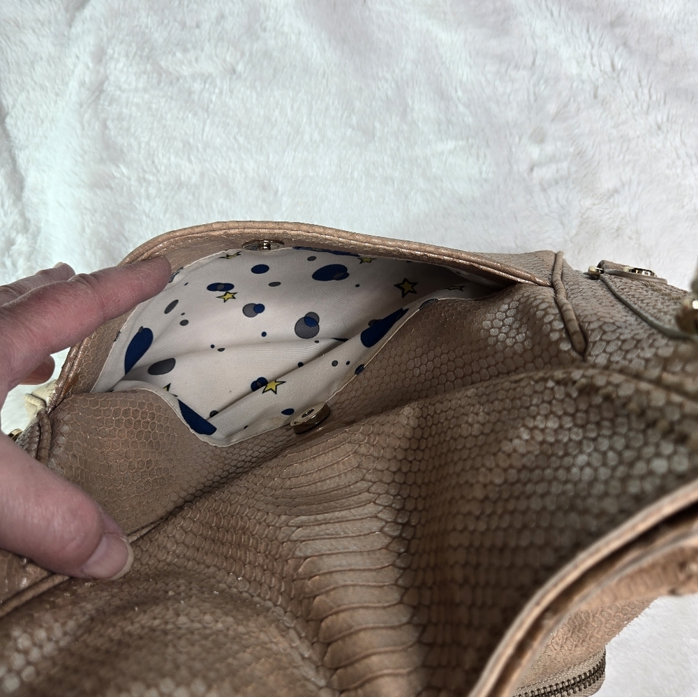 Tre Vero Limited Edition Metallic Leather Python … - image 6